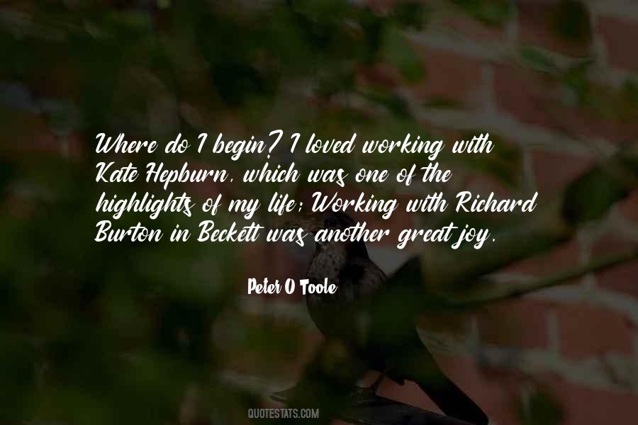 Joy In Working Quotes #723117