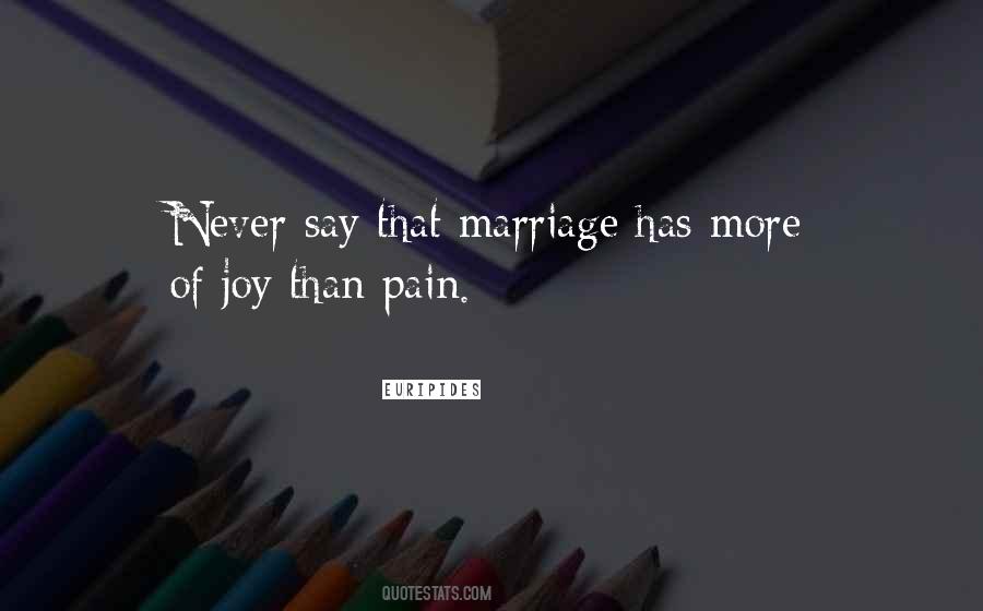 Joy Of Marriage Quotes #1501160
