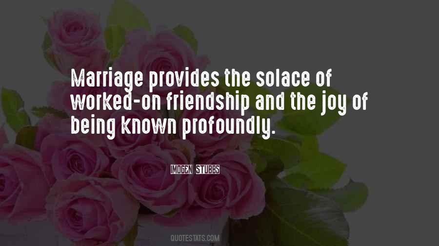 Joy Of Marriage Quotes #414074