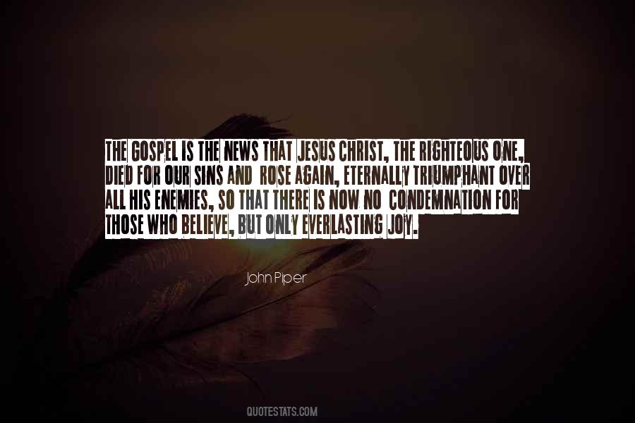 Joy Of The Gospel Quotes #897826