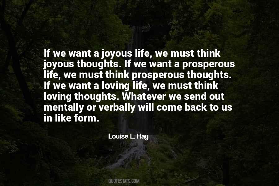 Joyous Life Quotes #544231