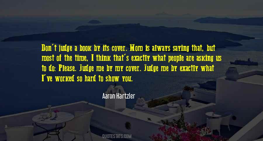 Judge Book By Cover Quotes #1151708