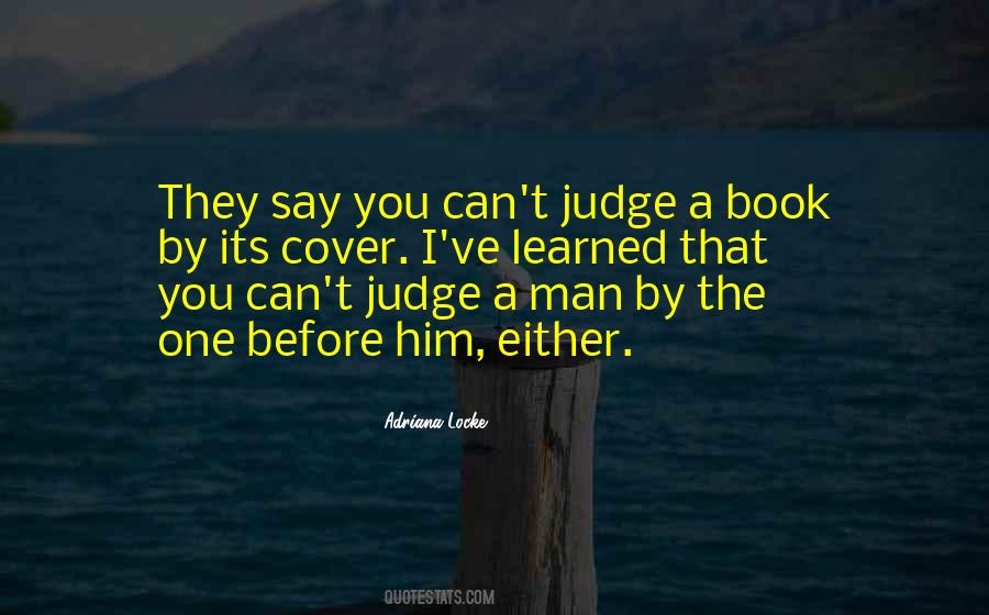Judge Book By Cover Quotes #1550354