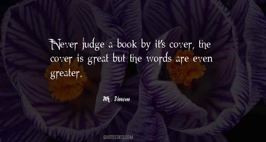 Judge Book By Cover Quotes #1614821