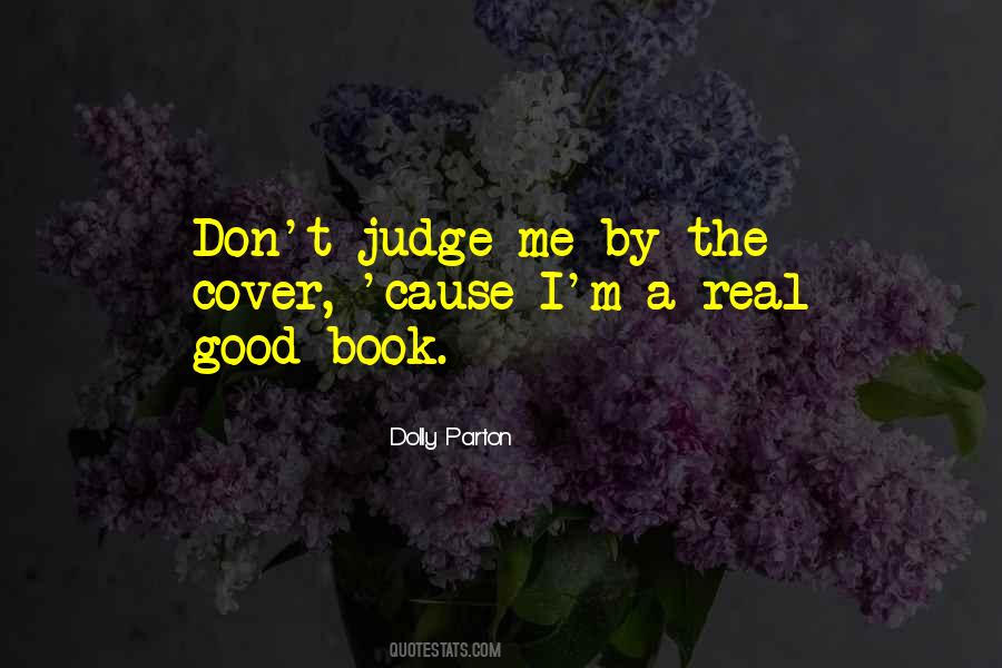 Judge Book By Cover Quotes #1839586