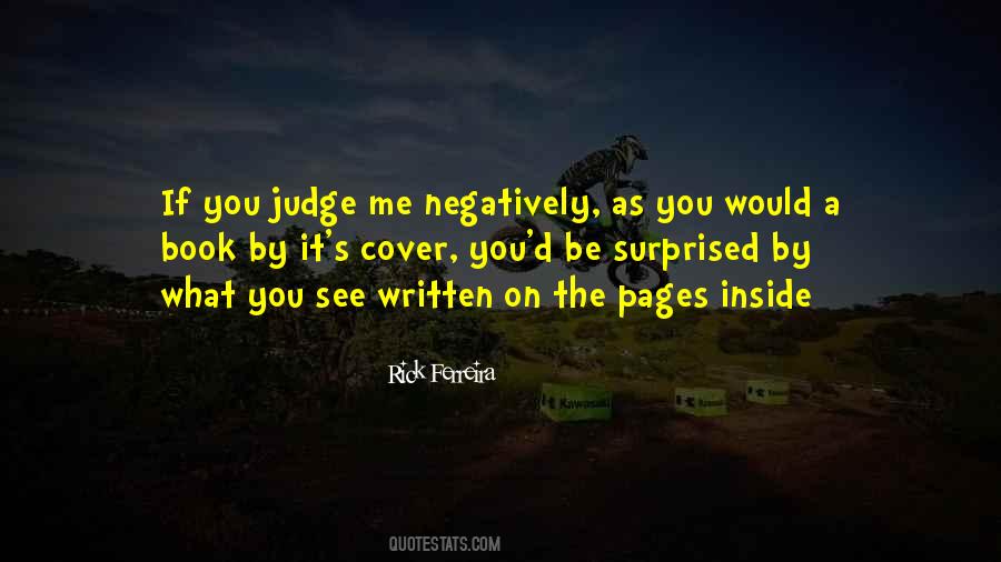 Judge Book By Cover Quotes #1877222