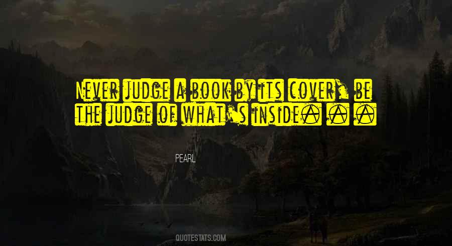 Judge Book By Cover Quotes #870096