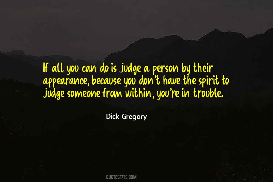 Judge On Appearance Quotes #1346129