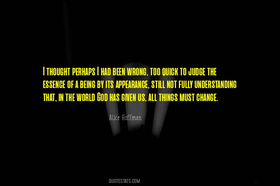 Judge On Appearance Quotes #1488345