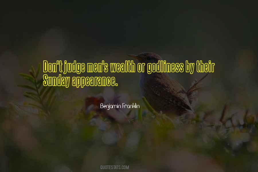 Judge On Appearance Quotes #266589