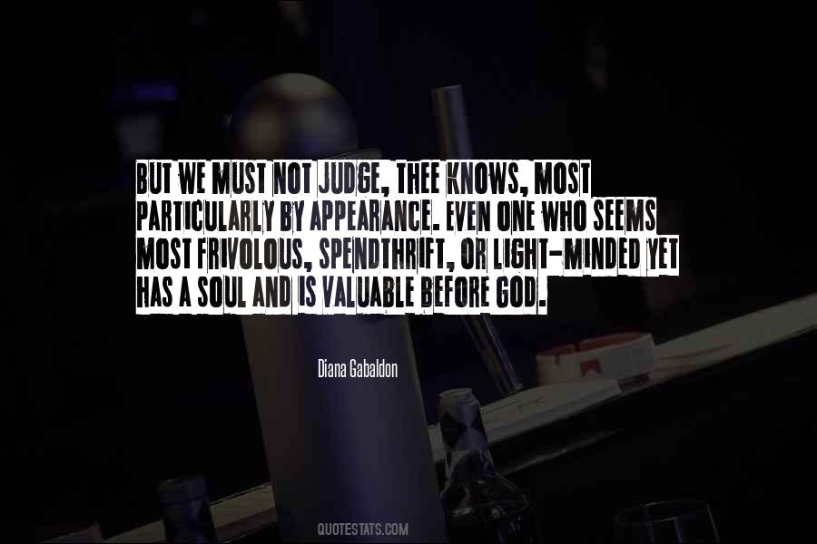 Judge On Appearance Quotes #38202