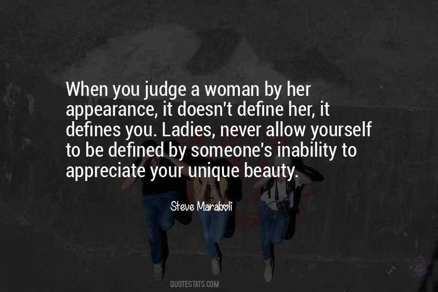 Judge On Appearance Quotes #424058
