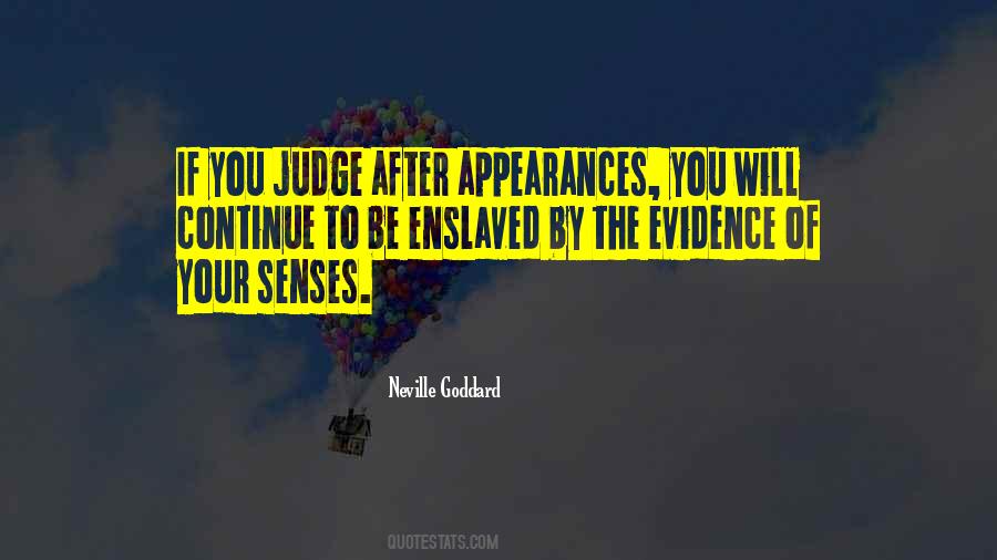 Judge On Appearance Quotes #799945