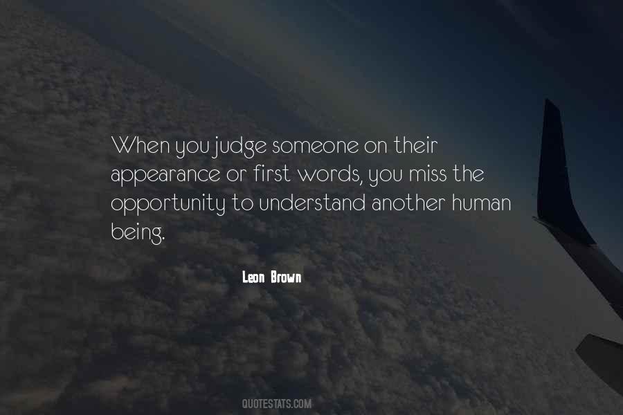 Judge On Appearance Quotes #952028
