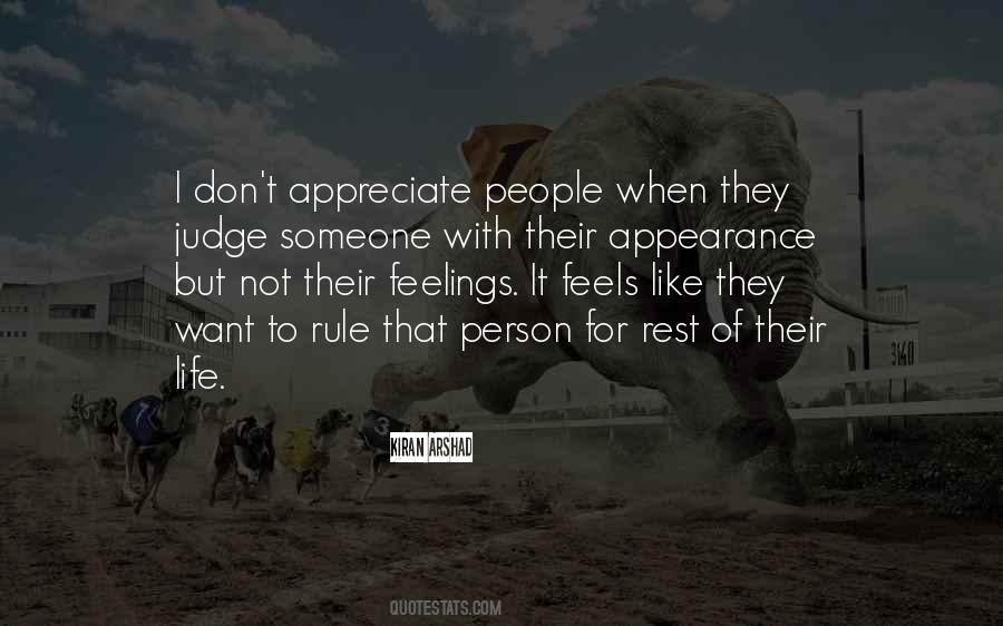 Judge On Appearance Quotes #997592