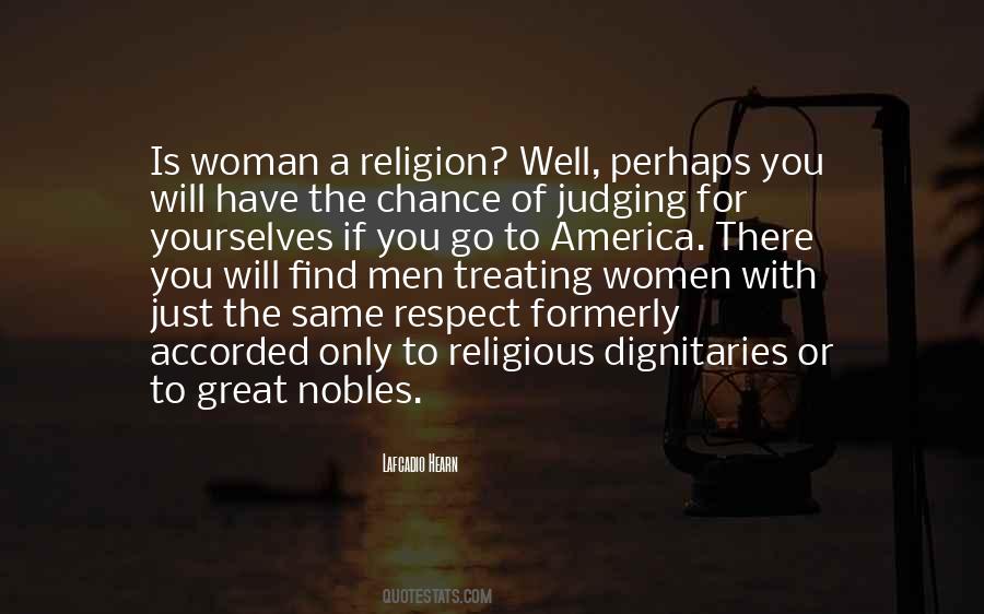 Judging Religion Quotes #544398