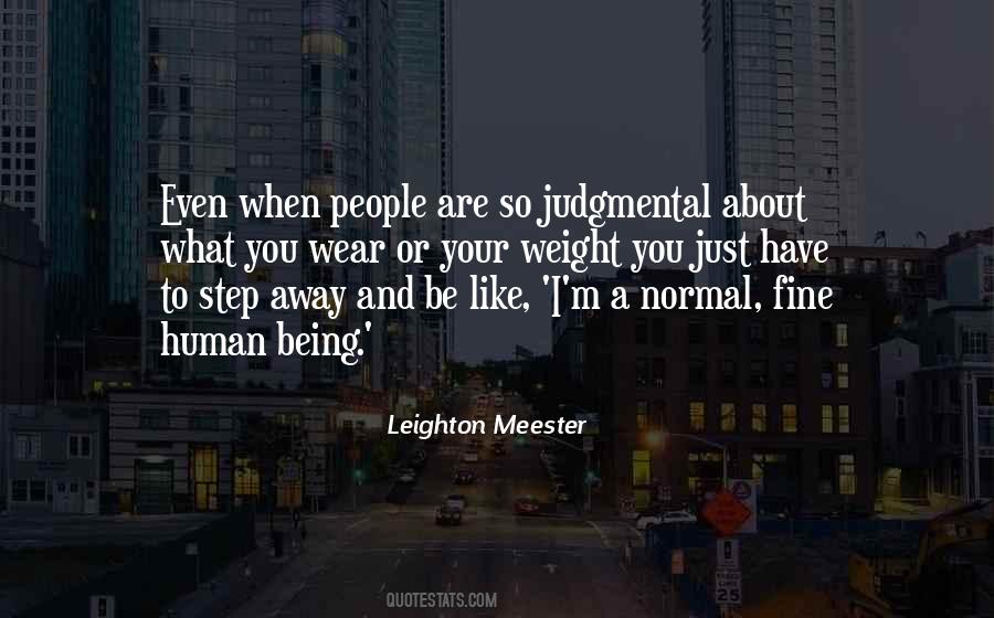 Judgmental Quotes #1127046