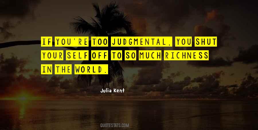 Judgmental Quotes #1259809