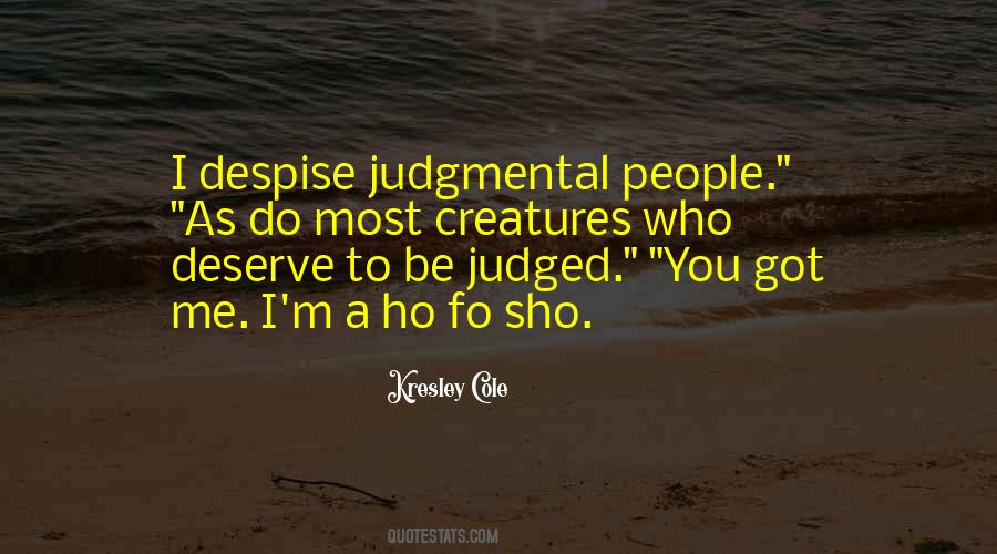 Judgmental Quotes #1346605