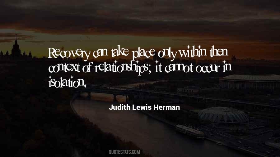 Judith Herman Quotes #1373830