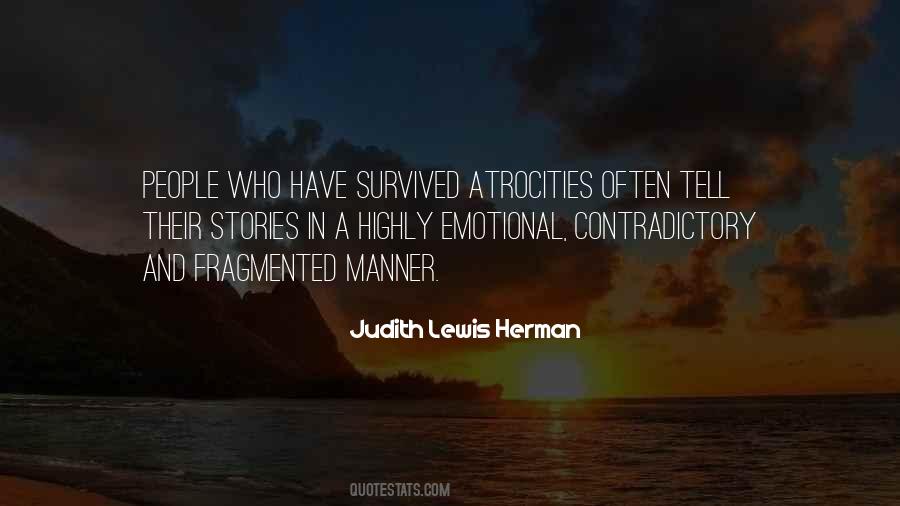Judith Herman Quotes #913876