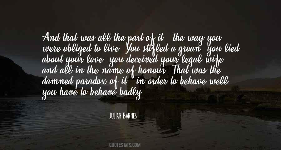 Julian Barnes Love Etc Quotes #1441928