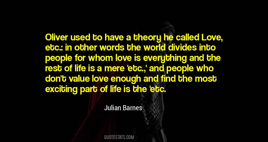 Julian Barnes Love Etc Quotes #1542939