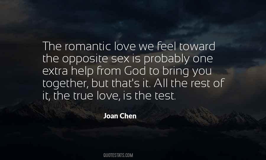 Quotes About Test Of Love #1569430