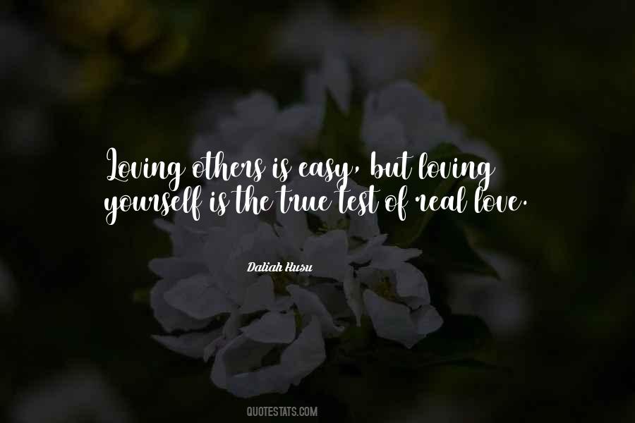 Quotes About Test Of Love #955248