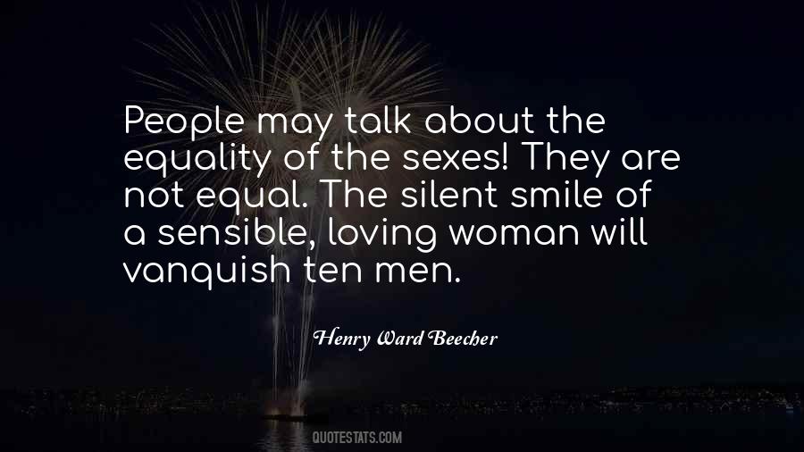 Quotes About Equality Of The Sexes #1303288