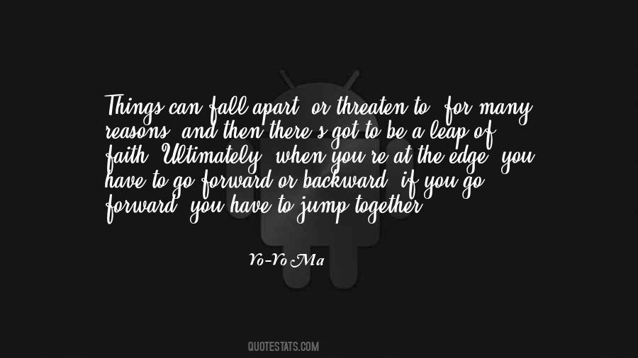 Jump Off The Edge Quotes #1717253