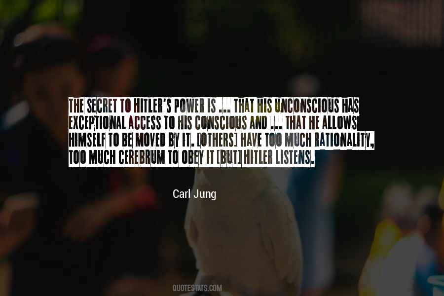 Jung Unconscious Quotes #489338