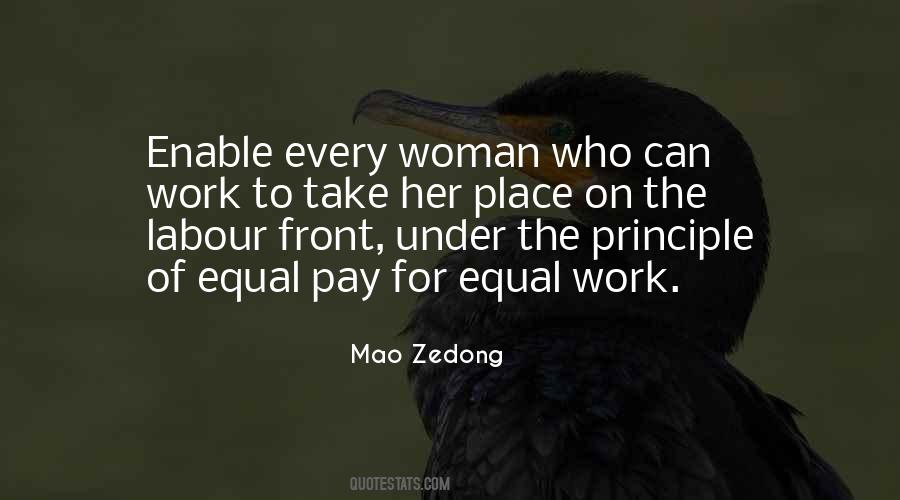 Quotes About Equal Pay For Equal Work #1796676