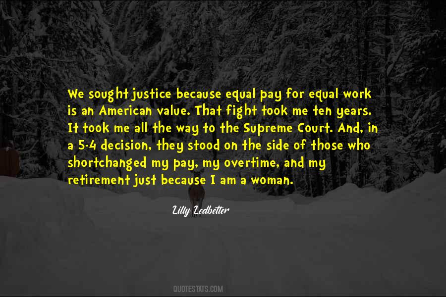 Quotes About Equal Pay For Equal Work #343253