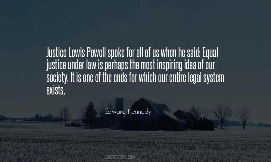 Quotes About Equal Justice #1291667