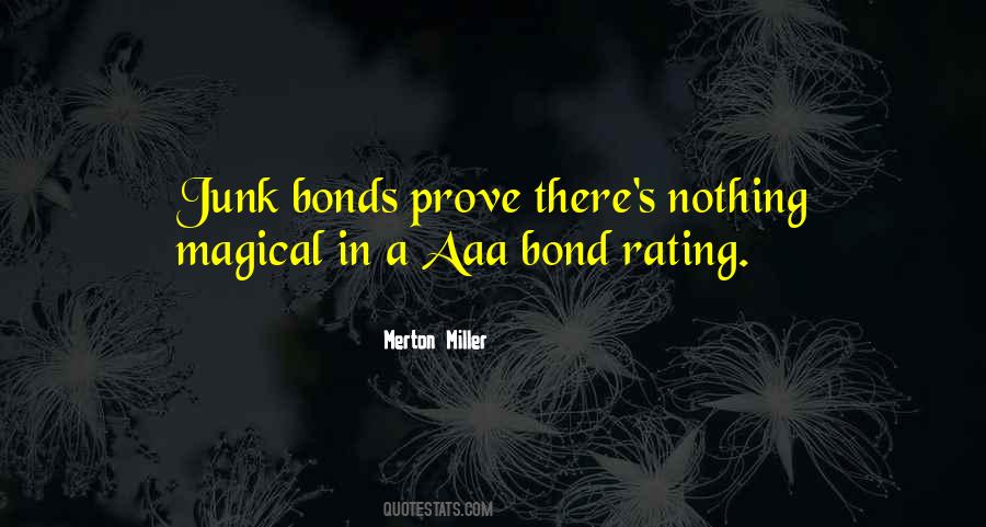 Junk Bond Quotes #828458