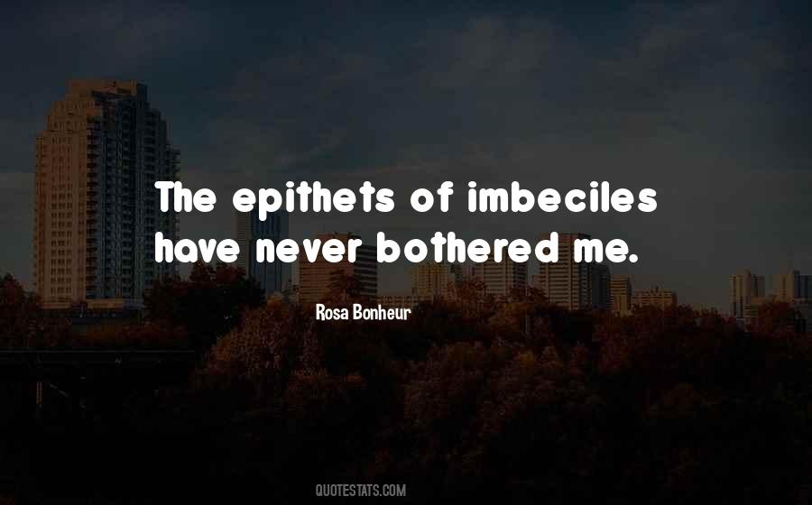 Quotes About Epithets #686997