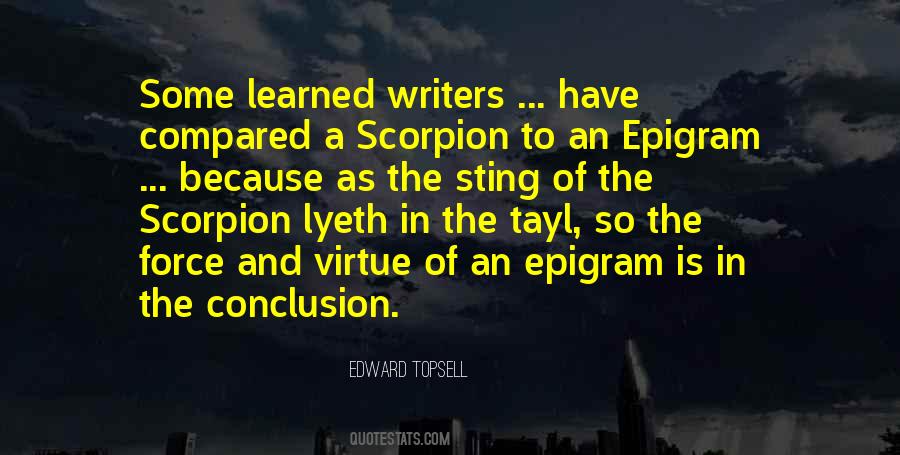 Quotes About Epigram #1402779