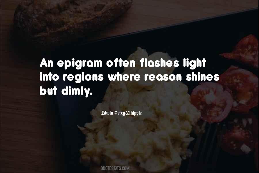 Quotes About Epigram #1472122