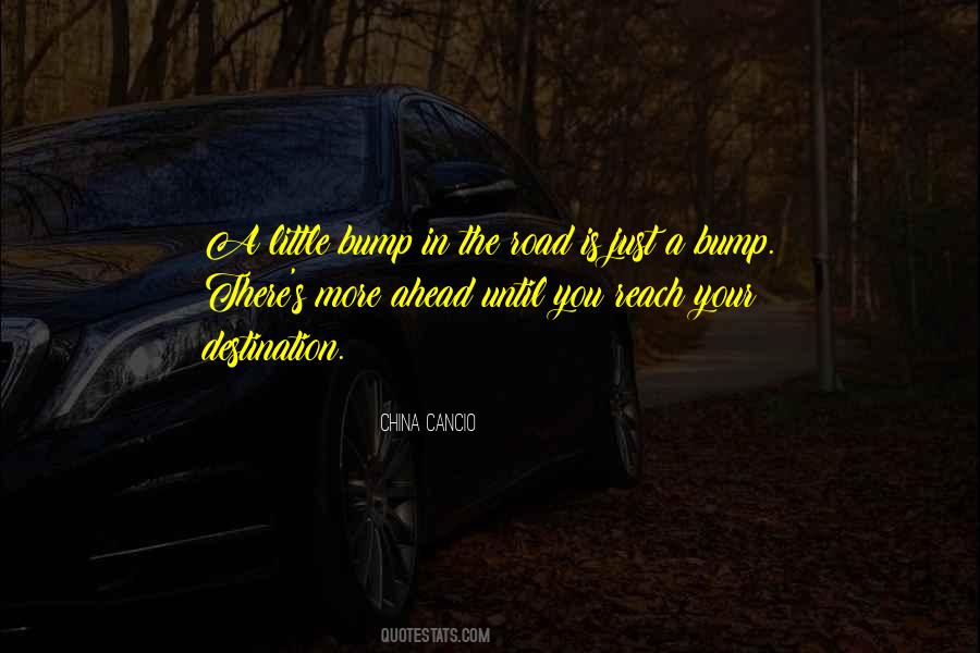 Just A Bump In The Road Quotes #1291434
