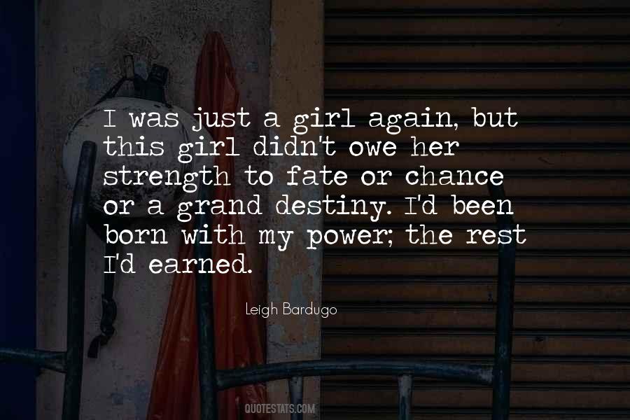 Just A Girl Quotes #1793667