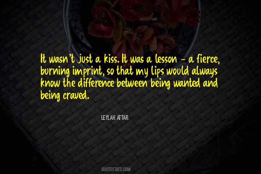 Just A Kiss Quotes #1136934