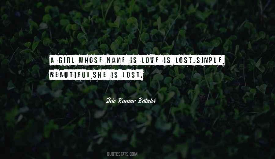 Just A Simple Girl Quotes #720713