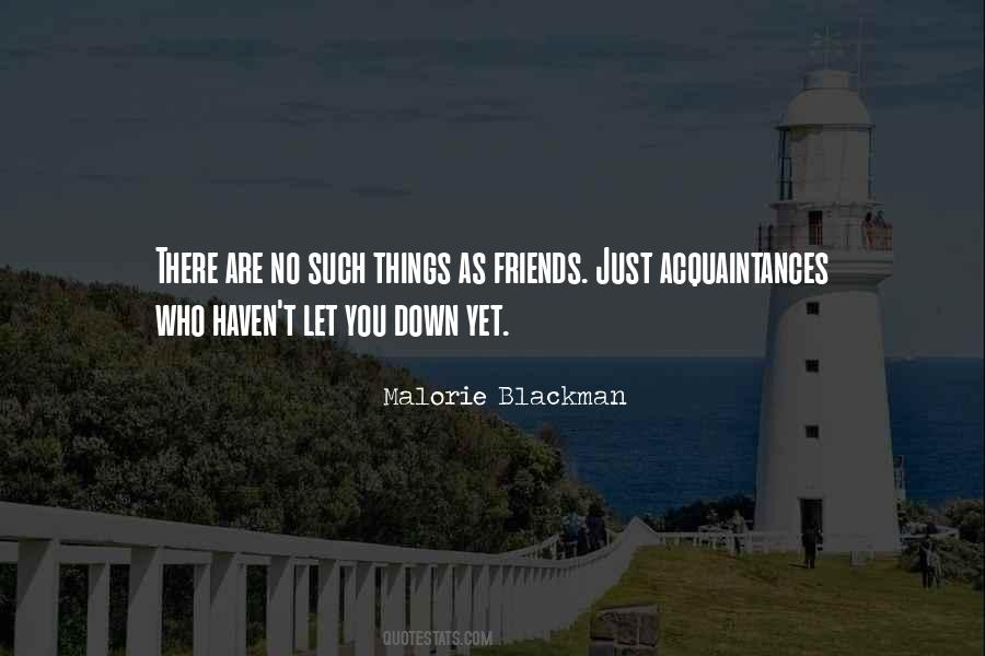 Just Acquaintances Quotes #281917