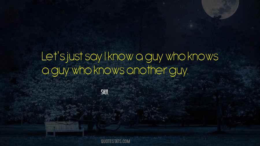 Just Another Guy Quotes #1769086
