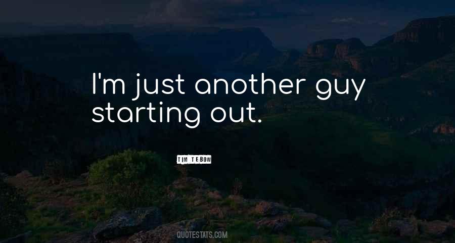 Just Another Guy Quotes #593199
