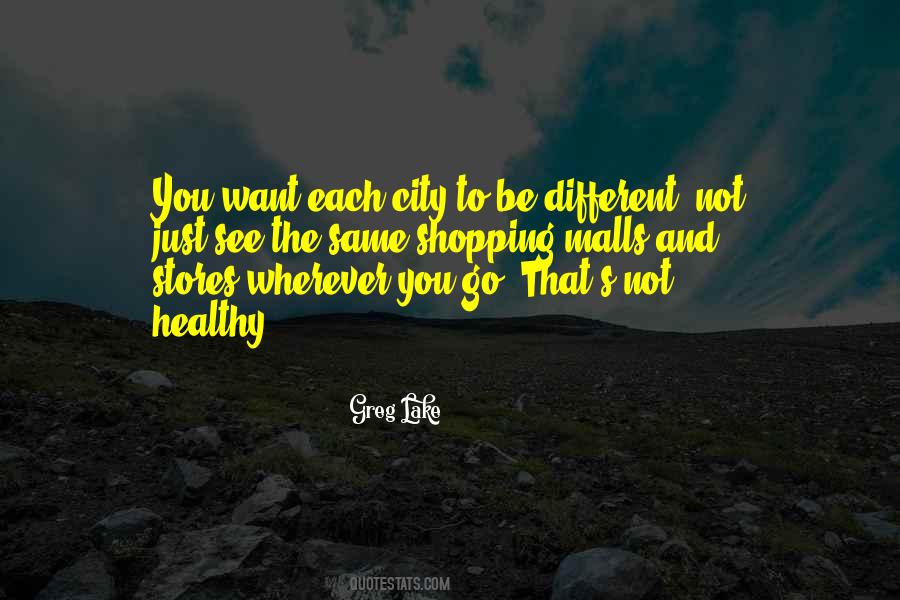 Just Be Different Quotes #189780