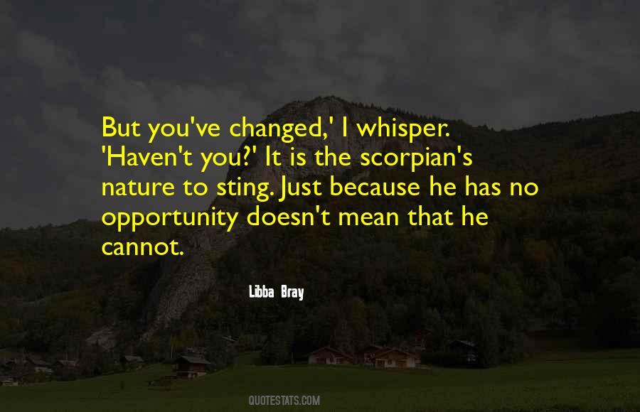Just Because I Changed Quotes #1737001