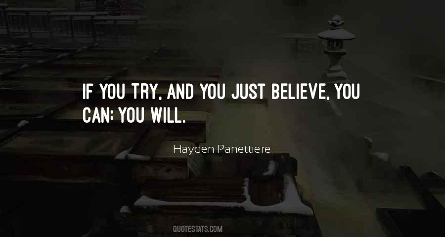 Just Believe Quotes #331764