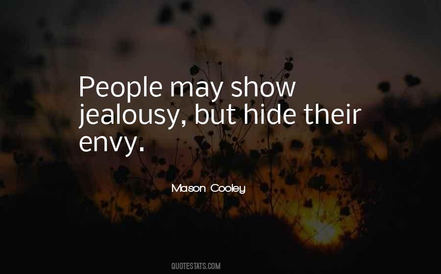 Quotes About Envy People #938439